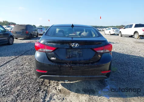 2016 Hyundai Elantra Se from USA, damaged, VIN 5NPDH4AE7GH696364